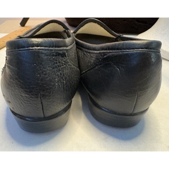 SAS Simplify Tripad Comfort Black Leather Pinch Toe Loafer Shoes Women Sz 8 est - Picture 11 of 14
